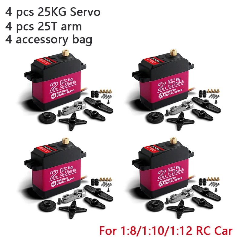 4X Waterproof Servo &ndash; Exceptional Strength and Precision 4xDS3225-180