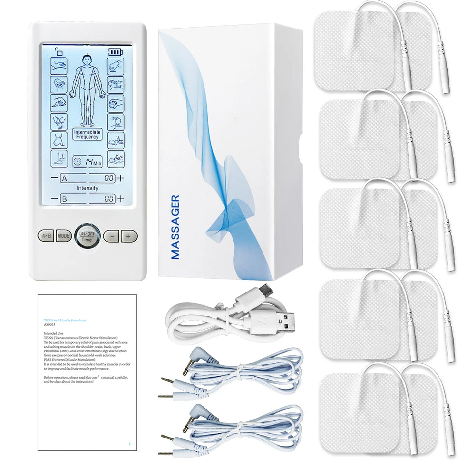 Lågfrevens Tens Ems Massager för Kroppssmärtlindring