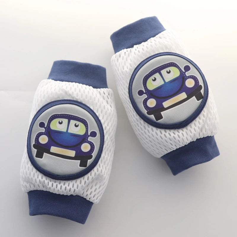 Kids Cotton Crawling Knee Pads &amp; Elbow Protectors U Style 19
