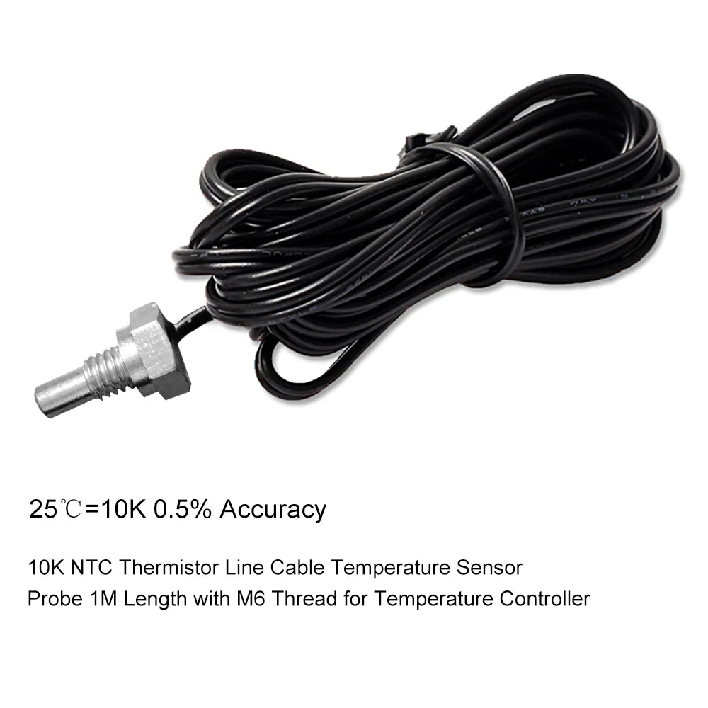 Senzor De Temperatur Cu Cablu De Termistor NTC De 10K Prob De 1M Senzor De Temperatur Cu Cablu De Termistor NTC De 10K Prob De 1M