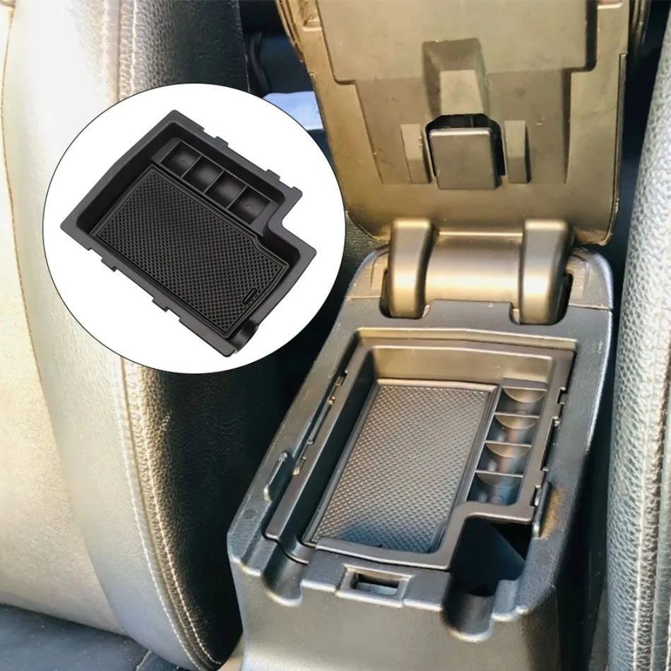 Cubiertas de caja de almacenamiento para reposabrazos de consola central para Subaru XV 2012-2015, bandejas duraderas de ABS