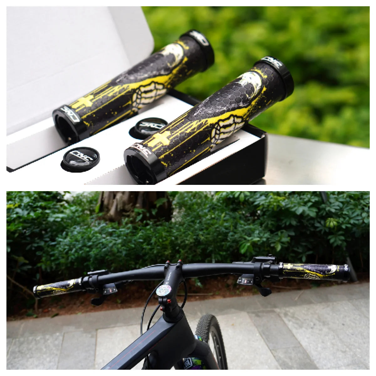 CNC Lock-On Silicone Shockproof MTB Handlebar Grips