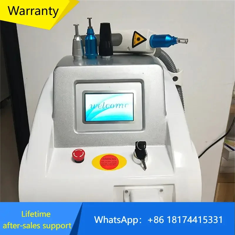 Láser de eliminación de tatuajes Q Switched YAG 532 1064 1320nm CE