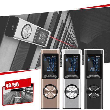 Portable Laser Rangefinder Tape Measure &ndash; Ultra Compact