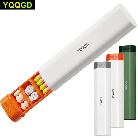 Stylish 7-Day Large Capacity Pill Organizer - Perfect for Travel, Office &amp; Gifts, BPA-Free