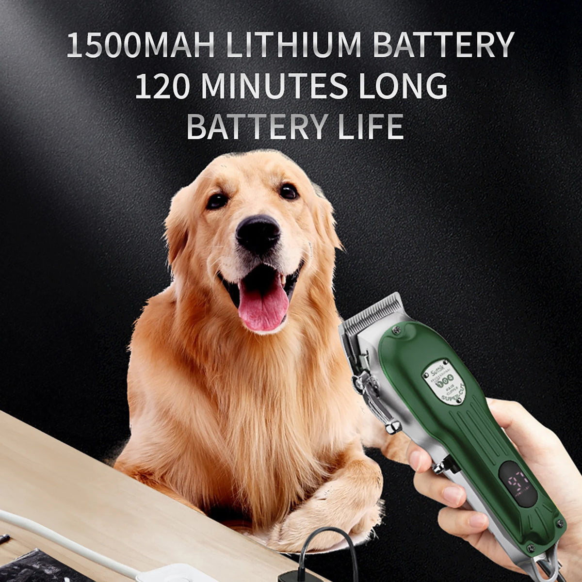 Professional Rechargeable Dog and Cat Hair Clipper