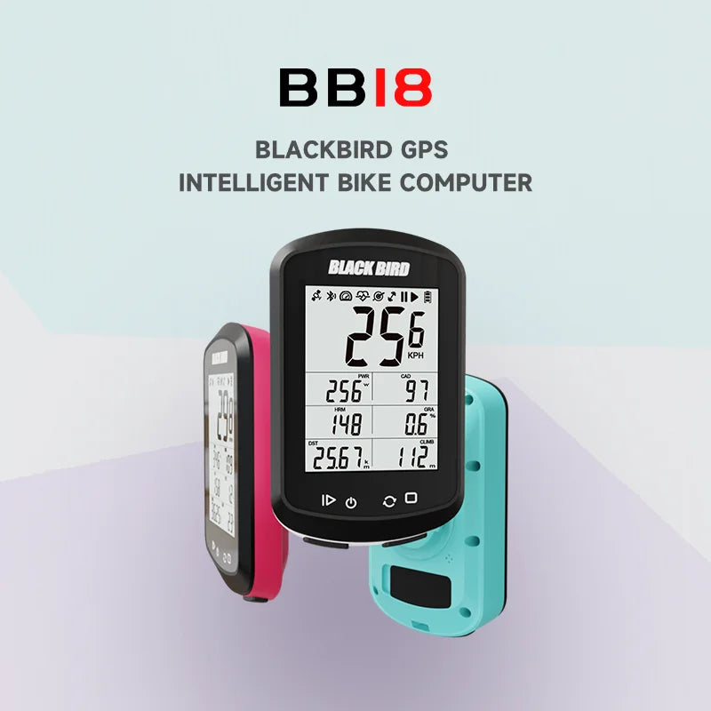 BLACKBIRD GPS Bike Computer BB18 &ndash; Wireless Waterproof Speedometer and Odometer
