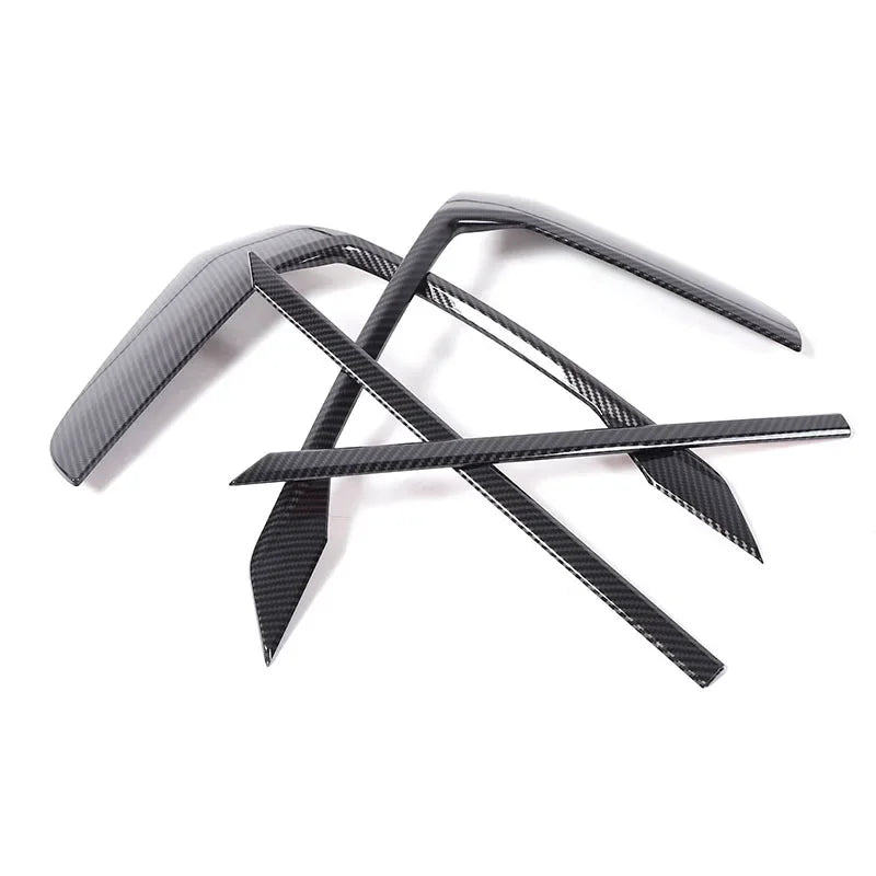 BMW 5 серия G60 2024 Карбоновая задняя накладка на бампер 4 шт.