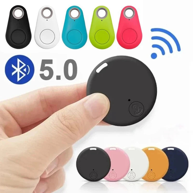 Mini GPS Locator Anti-Lost Alarm Keychain Smart Tag