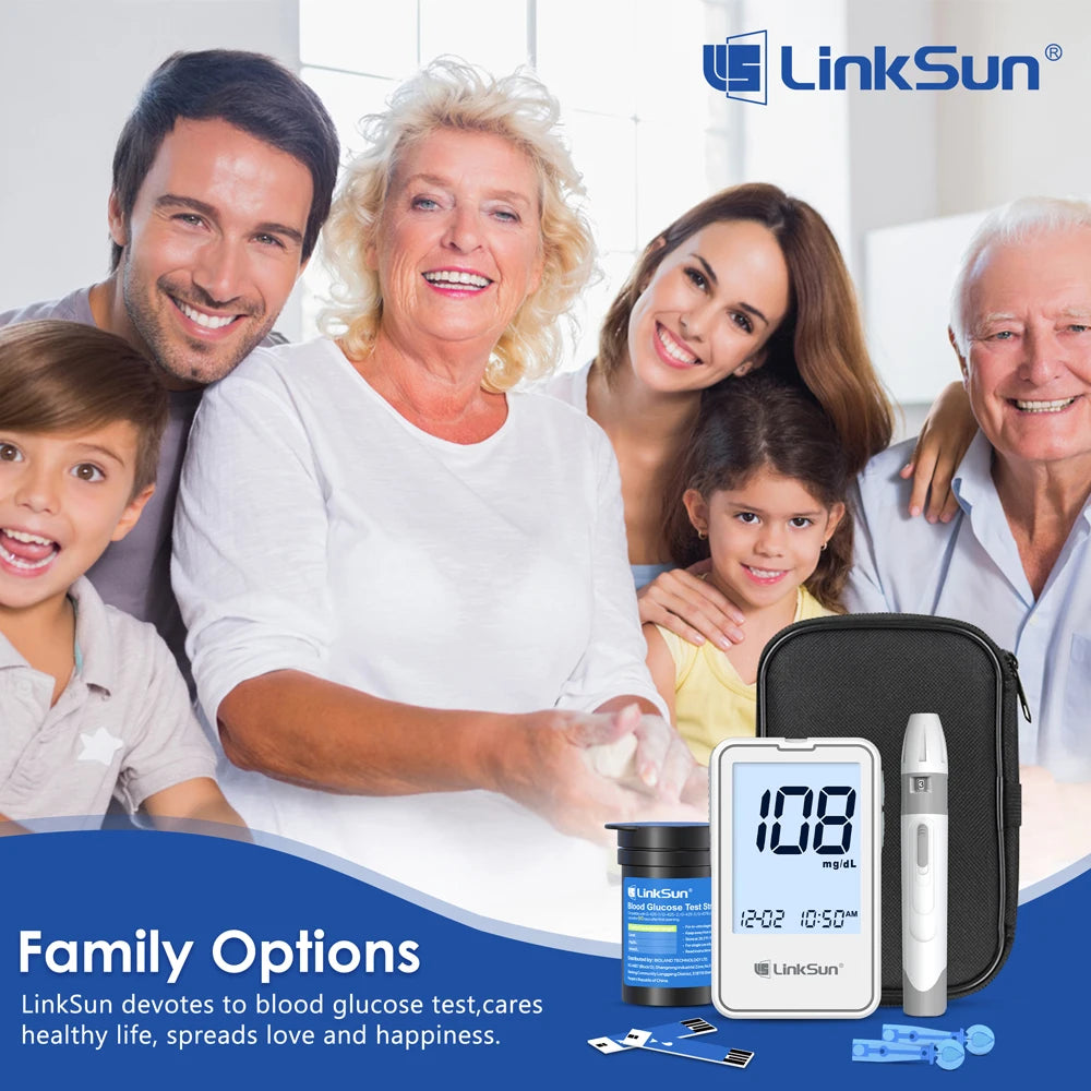 G-425-2 LinkSun Blood Glucose Meter &ndash; Fast and Accurate Blood Sugar Testing