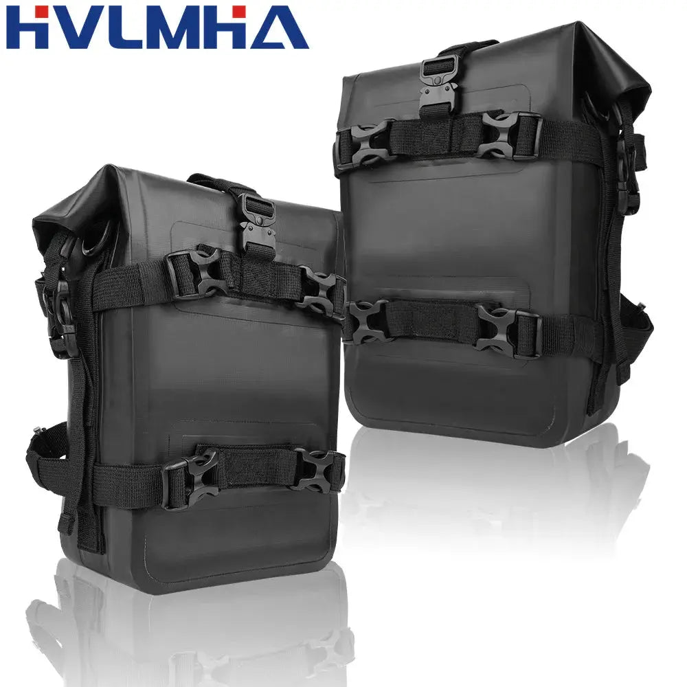 1-2PC Motorcycle Frame Crash Bars Waterproof Bag Bumper Repair Tool Placement Bag by InterCyprus Trading Ltd