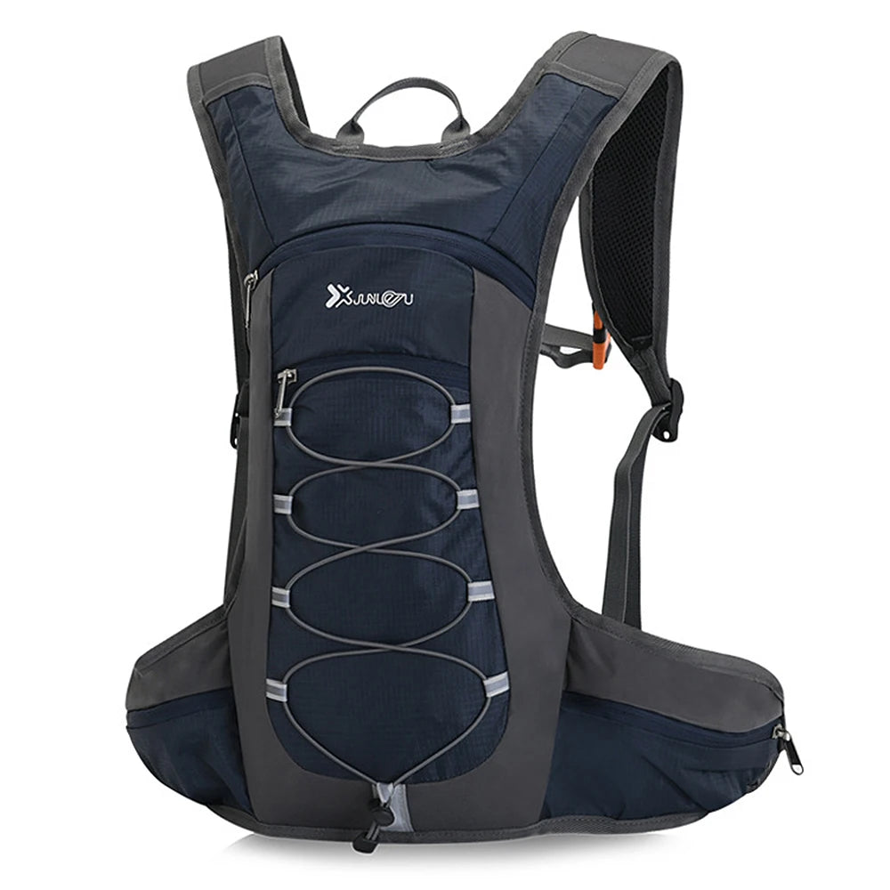 Climbing Backpack Lightweight 10L &ndash; Water Repellent Design dark blue