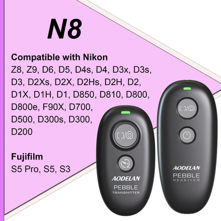 AODELAN Wireless Camera Shutter Release Remote for Canon, Sony, Nikon N8 For Nikon / CHINA