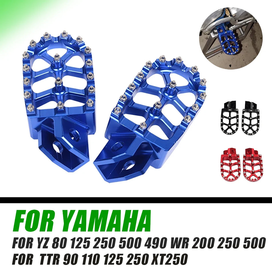 Yamaha YZ WR TTR Serie Fodstøtter Aluminium Legering, Holdbar