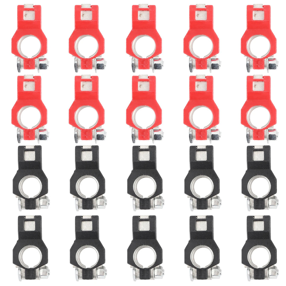 Nissan Battery Terminal Clamps, Positive and Negative, Copper Galvanized Iron