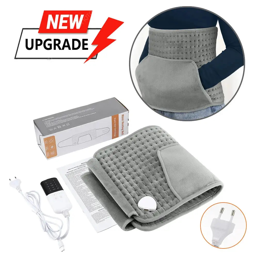 Electric Heating Waist Belt Warm Pad With Heat Control Upgrade-EU Plug