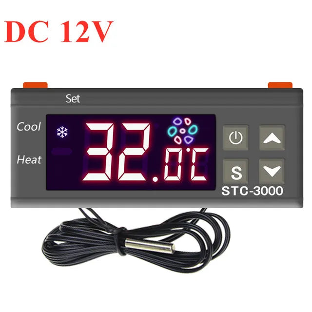 STC-3000 Temperature Controller &ndash; Digital Thermostat DC 12V