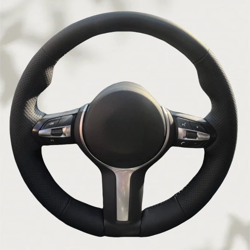 Housse de volant en cuir cousue à la main pour BMW F30 F10 F36 X3