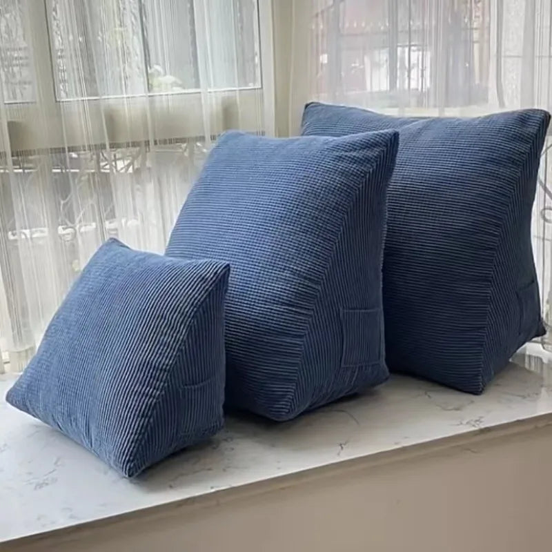 Ergonomic Triangle Backrest Pillow for Bed and Sofa