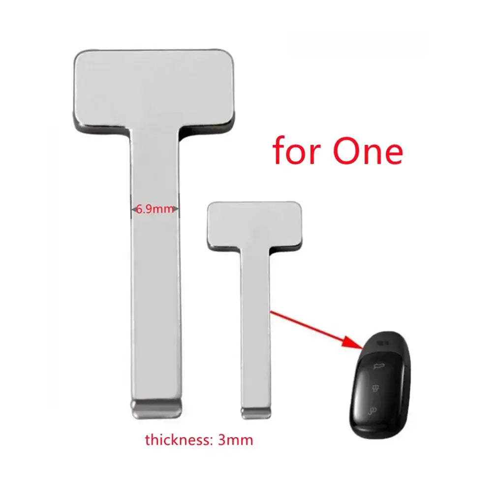 10PCS/Lot Car Smart Emergency Insert Key Blank Blade Replacement for ZEEKR 001 Xiaopeng P7 for BMW X7 Lixiang L1 L9 by InterCyprus Trading Ltd