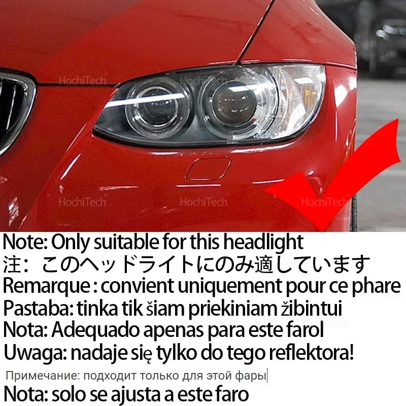 RGB LED Engelauge DRL mit 16 Farben für BMW 3er Reihe E90 E92 E93 07-13