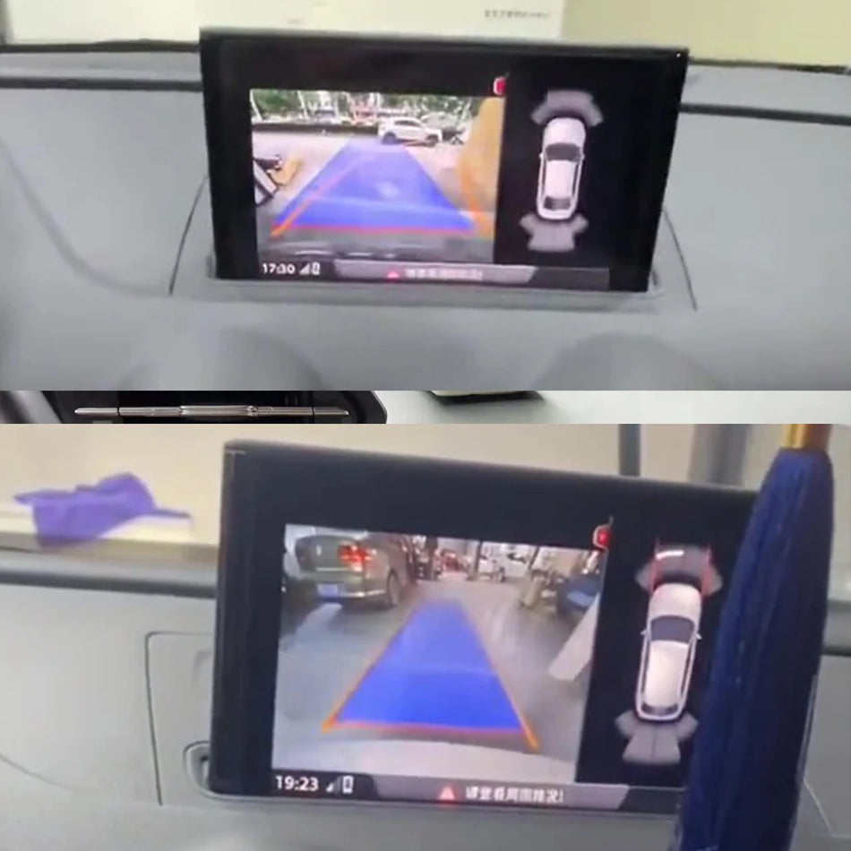 Audi A1 A3 Q2 TT Mk2 Mk3 için Buzzer Radar ve Dört Ultrasonik Sensörlü Park Sensörü Sistemi