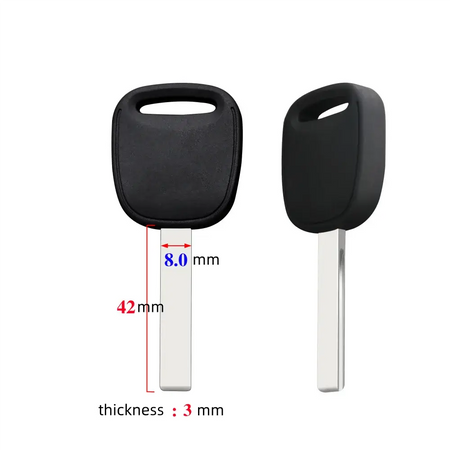10pcs/lot Key Blank For SHACMAN Shaanxi X3000 Spare Key Mechanical Key Embryo No Logo by InterCyprus Trading Ltd