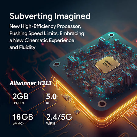 Android 13 4K HDR10+ TV Box H313 2GB16GB &ndash; 4K Streaming