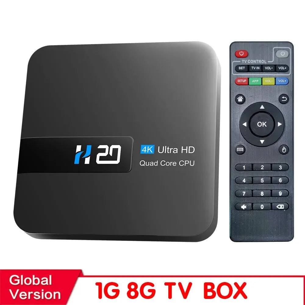 HONGTOP H20 &ndash; 4K Android TV Box With Fast Performance 1GB 8GB / EU Plug