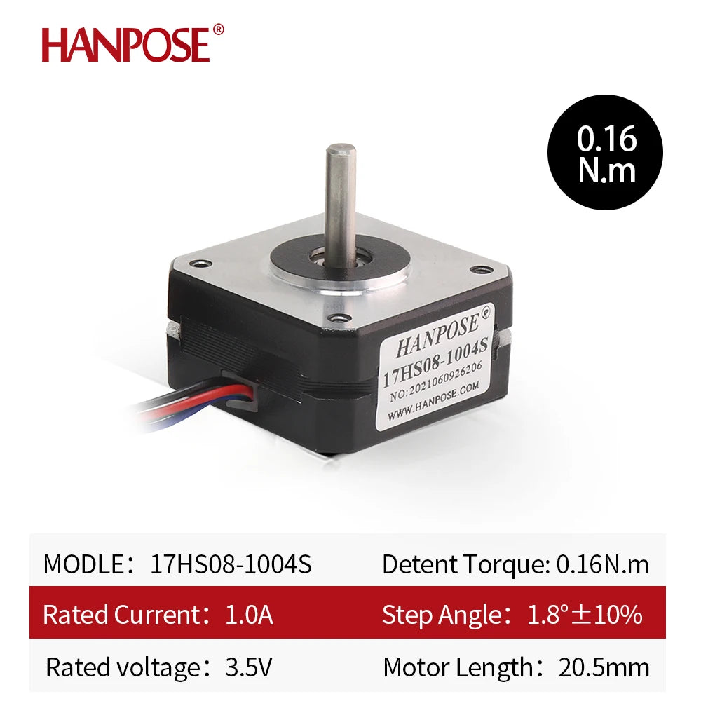 Nema17 Stepper Motor 20mm &ndash; High Holding Torque for CNC and 3D Printing