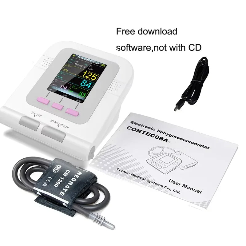 Monitor de tensiune arterială digital Contec 08A cu display LCD