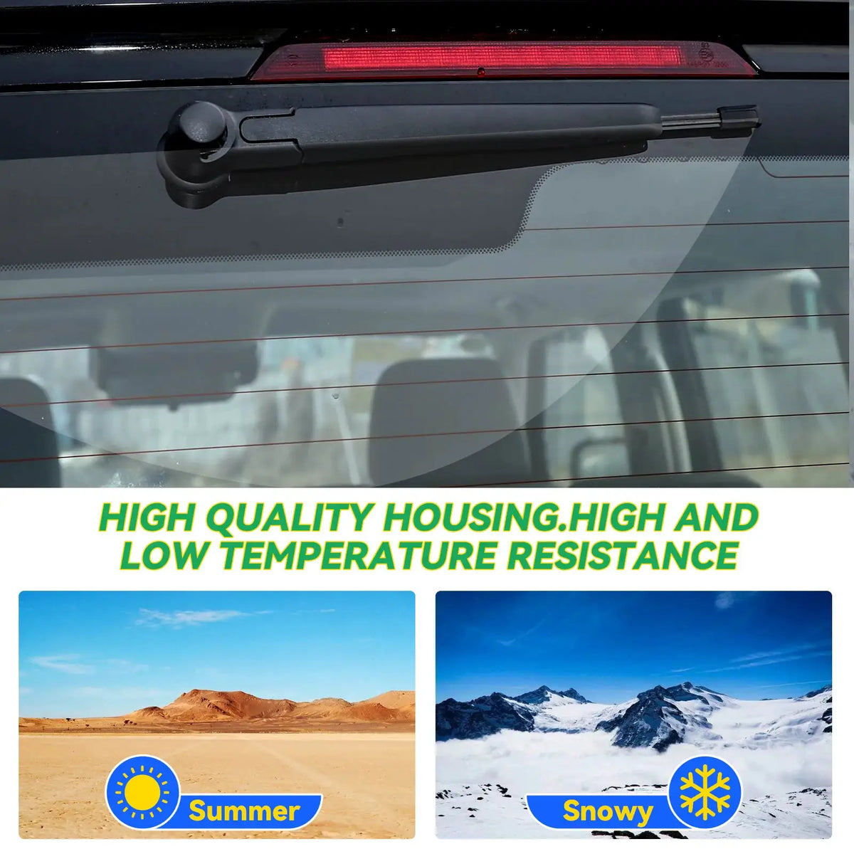 Car Rear Wiper Blade 10" Windscreen Windshield Auto Wipers Accessories For GWM Tank 300 2020 2021 2022 2023 2024 GW4C20NT E30Z by InterCyprus Trading Ltd