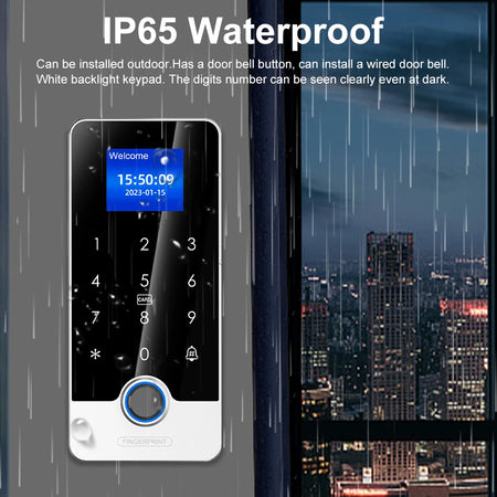 S200A/S300X - Tuya App Fingerprint Access Control Waterproof