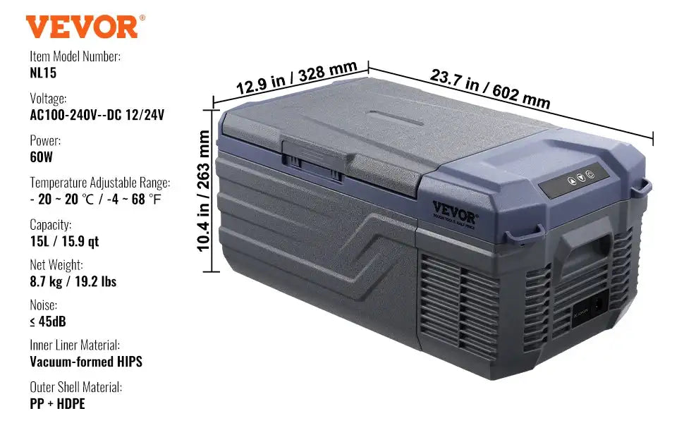 8L To 75L Car Refrigerator Outdoor Icebox Bluetooth NL15 / United States