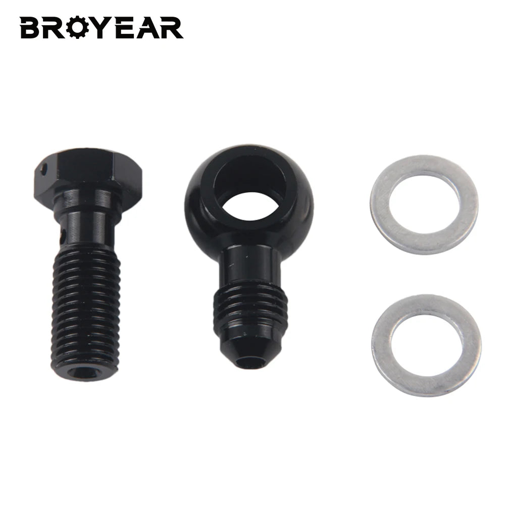 6063 T6 Billet Aluminum Hydraulic Clutch Banjo Fitting M12-M18 by InterCyprus Trading Ltd