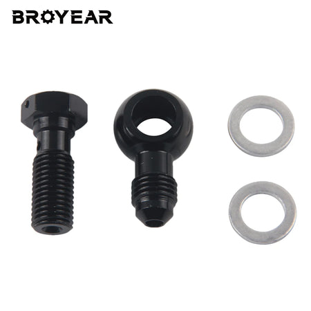 6063 T6 Billet Aluminum Hydraulic Clutch Banjo Fitting M12-M18 by InterCyprus Trading Ltd