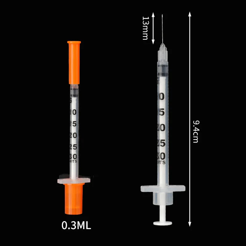 Disposable Veterinary Syringe &ndash; Multiple Capacity Sizes 0.3ml / 20pcs
