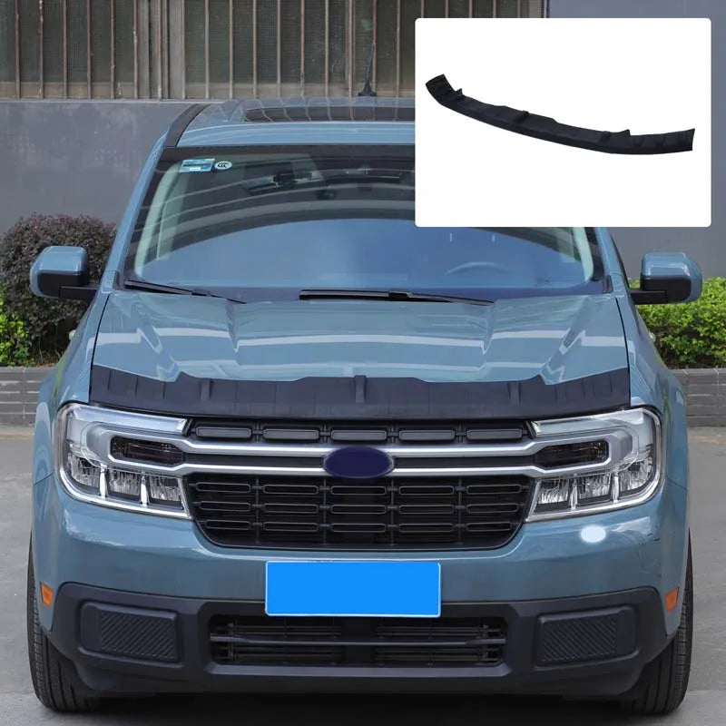 Defletor de Pedra com Capuz Preto TPE para Ford Maverick 2022