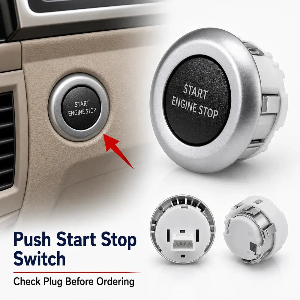 Engine Start Stop Switch Push Button for Land Rover Discovery 4 LR4 Range Rover Sport 2010-2016 LR014015 by InterCyprus Trading Ltd