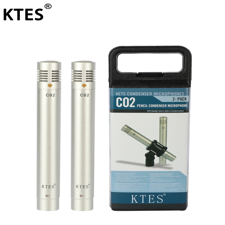 C02 Pencil Mic Pair - Precise Sound Capture for Home Studios