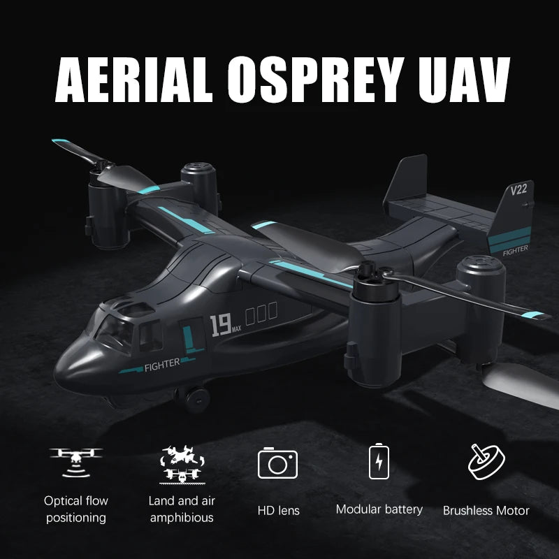 JIKEFUN LM19 Max RC UAV Osprey &ndash; 4K HD Aerial Camera