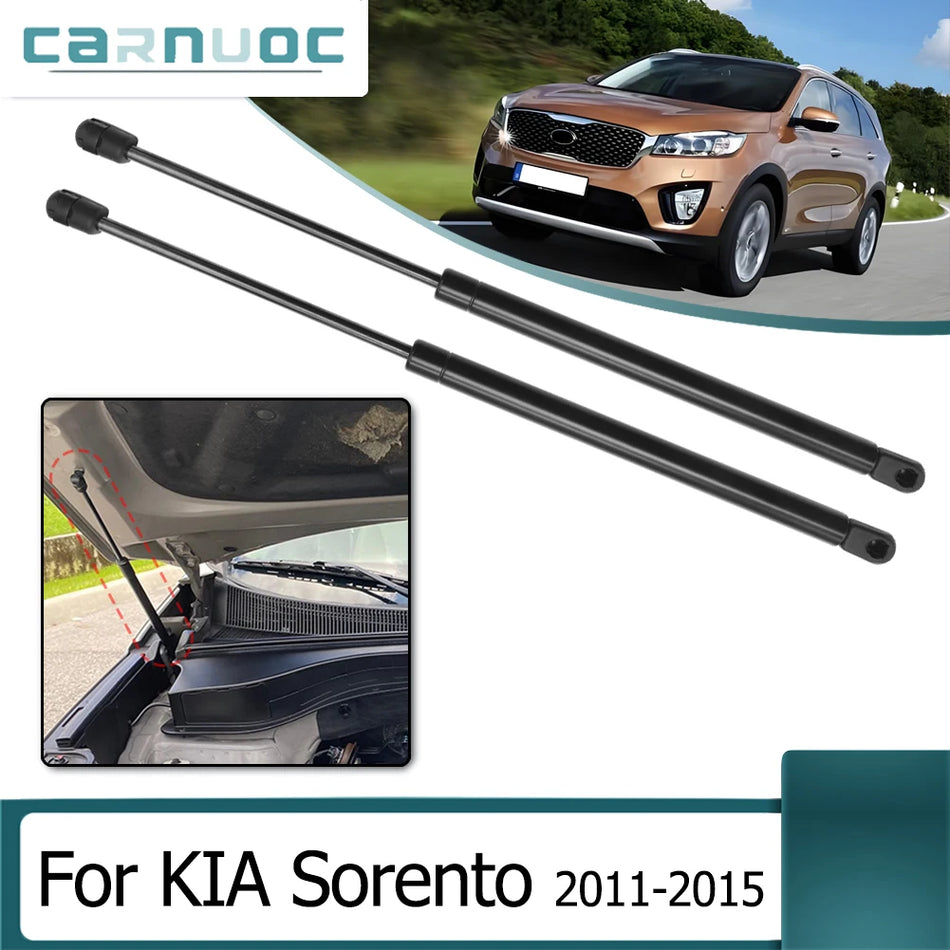 Front Hood Lift Supports for Kia Sorento SG350009, Pair Gas Springs for 2011-2015