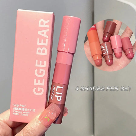 Gege Bear 4-in-1 Velvet Matte Lipstick