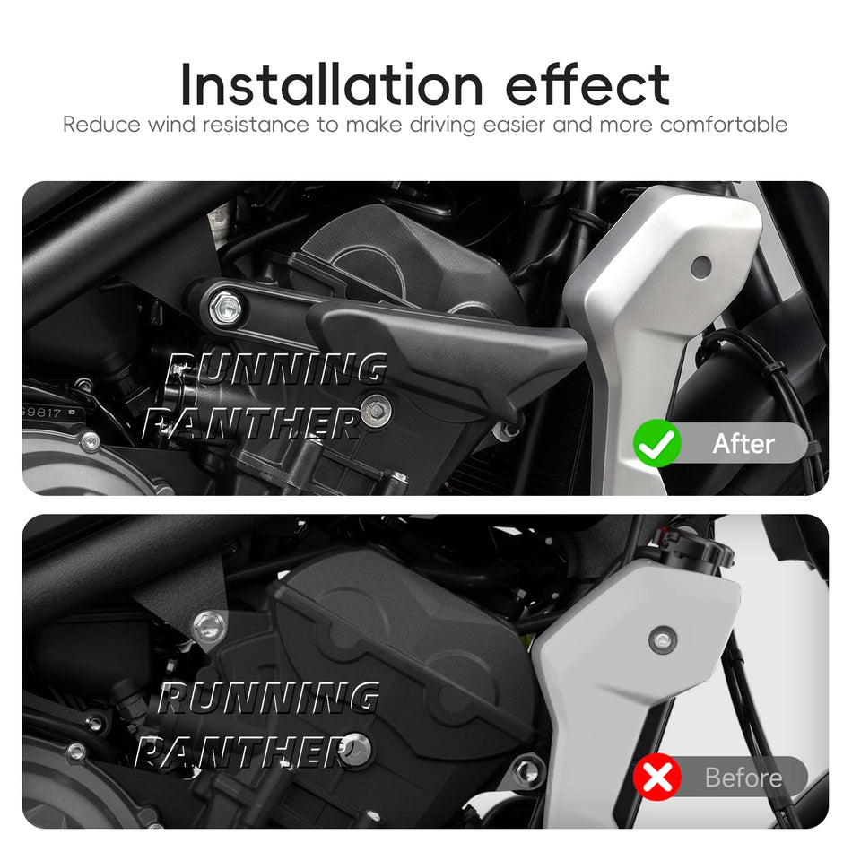 Rāmja slīdņi Trident 660 2021-2022 motocikla avārijas aizsargbumbām