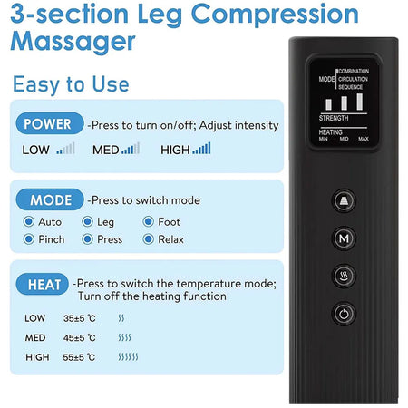 KO Electric Leg Muscle Relaxor ALC480 &ndash; Six Massage Modes