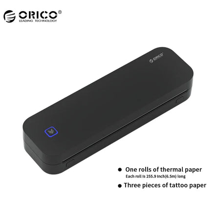 ORICO Portable A4 Thermal Printer &ndash; Wireless Bluetooth black