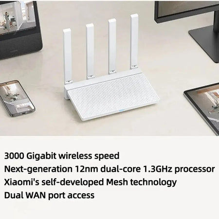 Xiaomi Router AX3000T &ndash; WiFi 6 Mesh For Fast Home Coverage