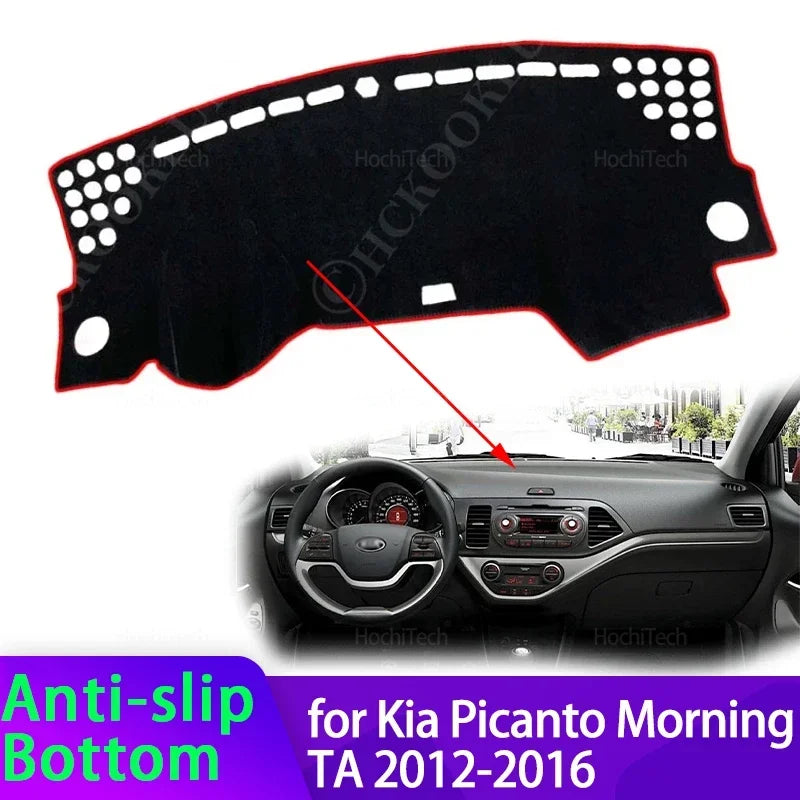 Instrumentu paneļa paklājs pielāgots Kia Picanto Morning TA 2012 2013 2014 2015 2016