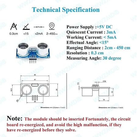 HC-SR04 Ultrasonic Module &ndash; Accurate Distance Measurement