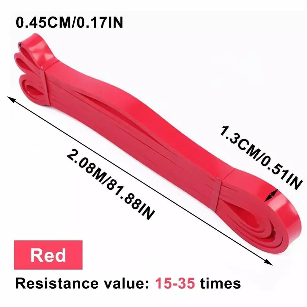 5-120lbs Fitness Resistance Bands for Boxing, Agility Training, Yoga, Pilates, Home Gym red 20-35lbs